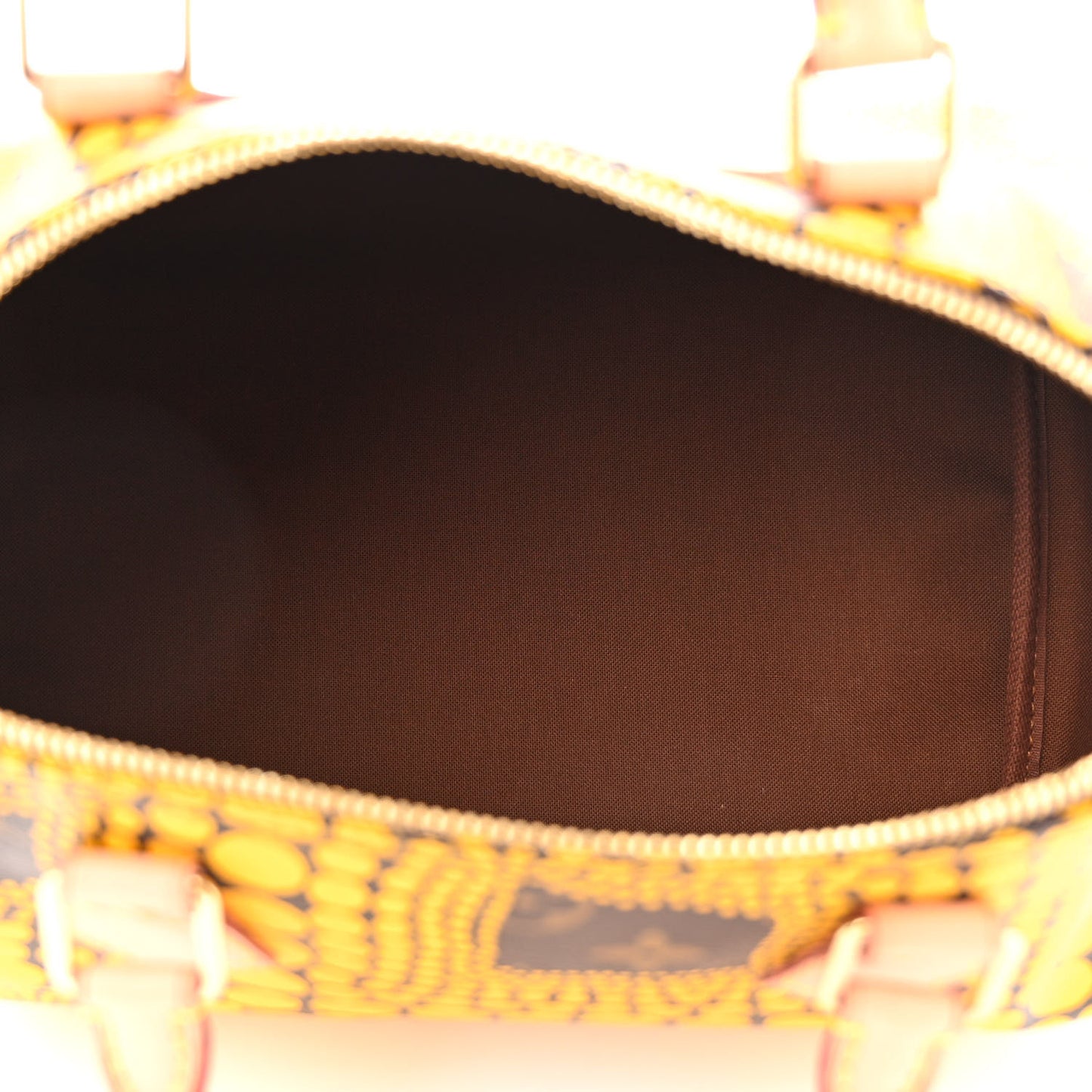 Monogram Kusama Town Speedy 30 Yellow