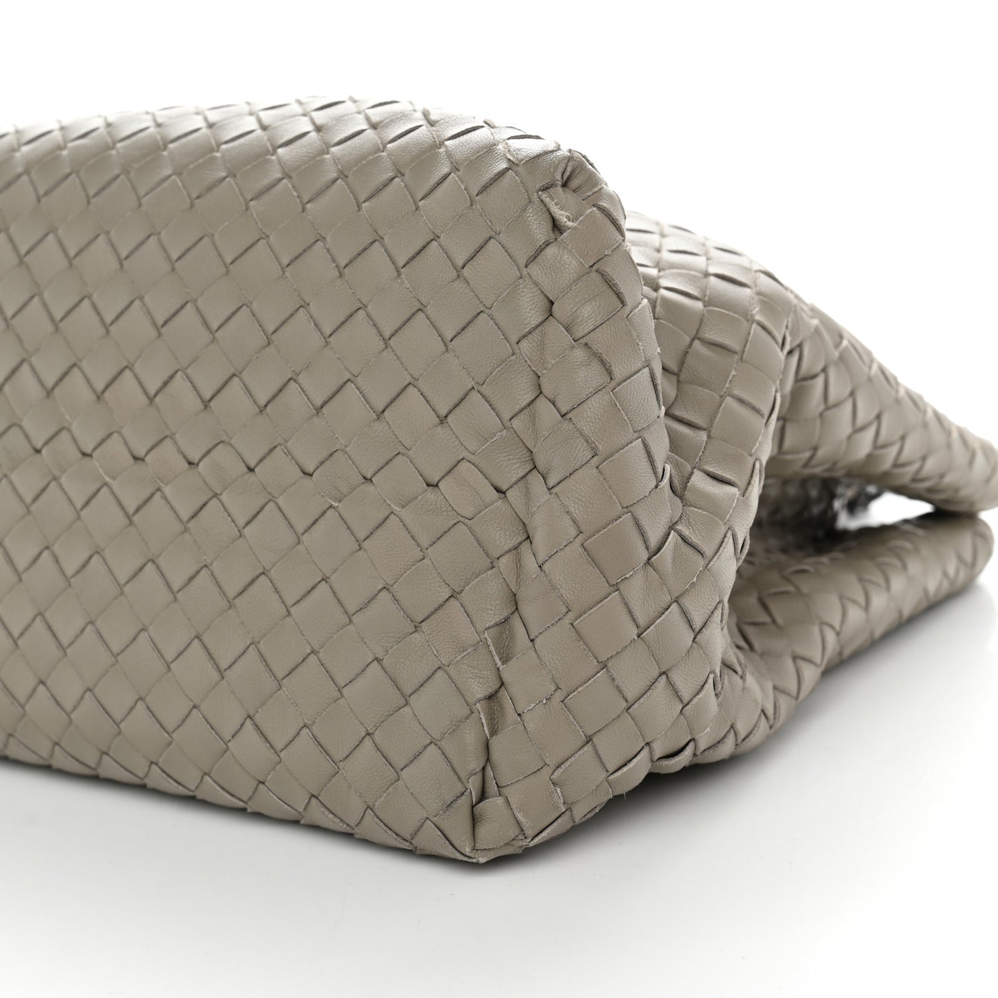Nappa Intrecciato Top Handle Tote Fume