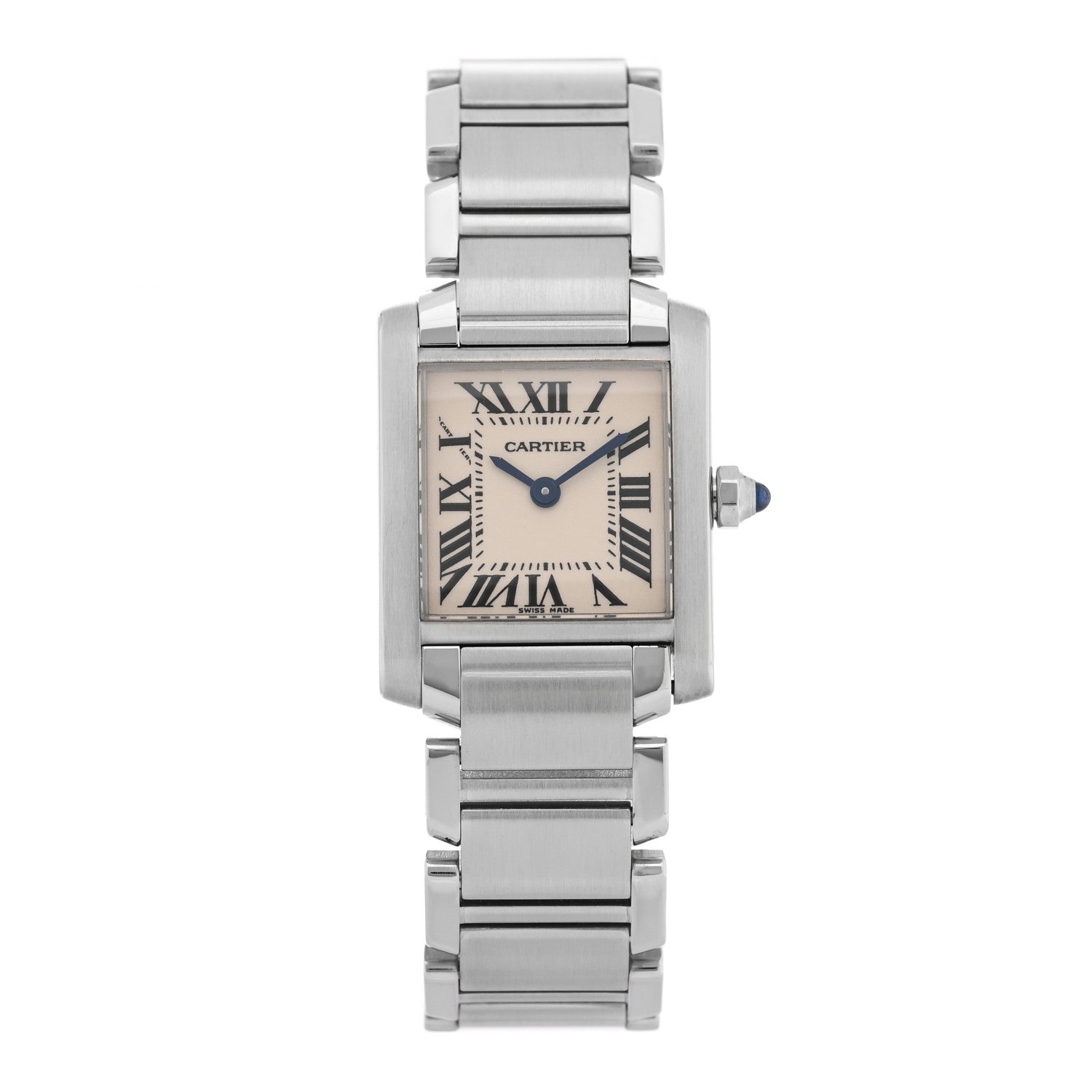 Cartier Stainless Steel 20mm Tank Francaise Quartz Watch 1 of 4