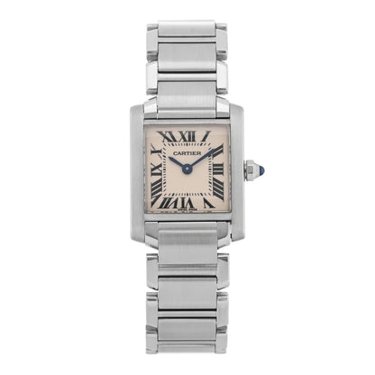 Cartier Stainless Steel 20mm Tank Francaise Quartz Watch 1 of 4