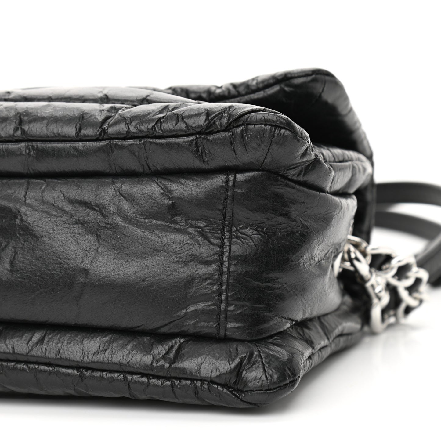 Lambskin The Pillow Bag Black