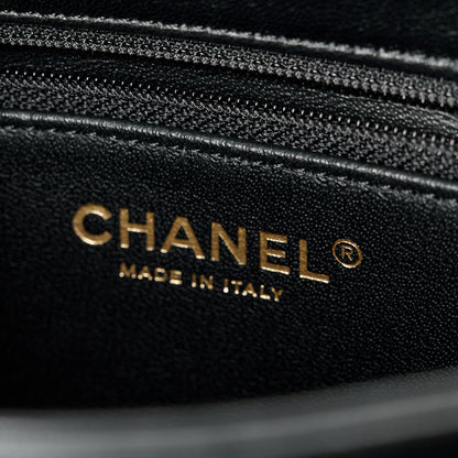 Chanel Lambskin Quilted Small Trendy CC Dual Handle Flap Bag Black 8 of 13