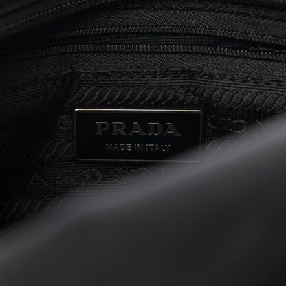 Prada Tessuto Nylon Saffiano Messenger Bag Black 6 of 14