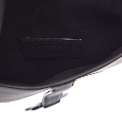 Christian Dior Ultra Matte Calfskin Saddle Belt Bag Black 6 of 10