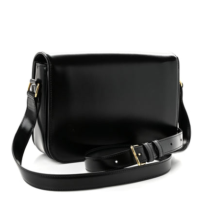Celine Shiny Calfskin Medium Triomphe  Black 3 of 11