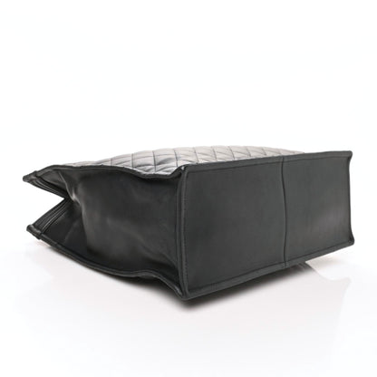Chanel Calfskin Quilted Large Boy Tote Black 3 of 8