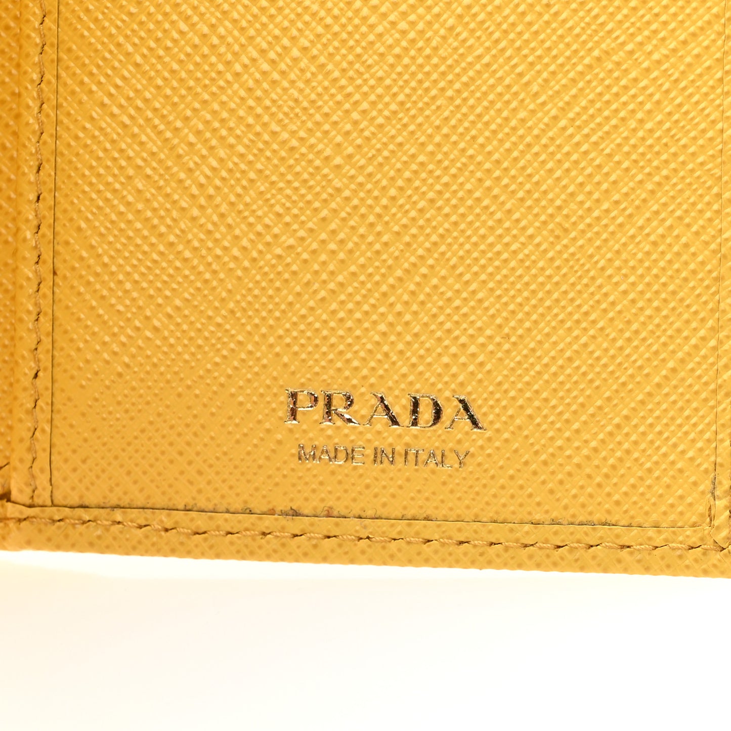 Saffiano Triangle Continental Zip Wallet Soleil