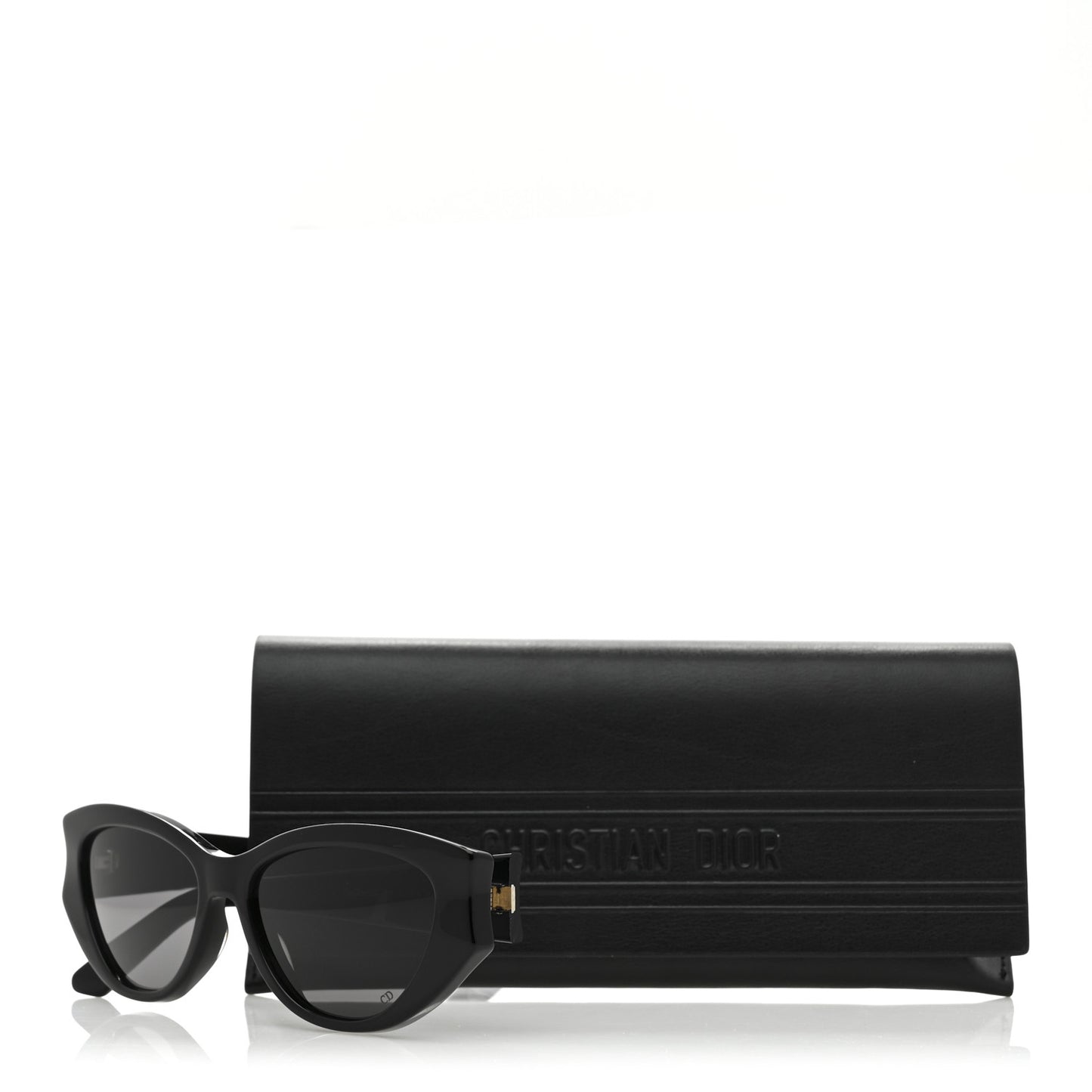 Acetate DiorGlow B11 Cat Eye Sunglasses Black