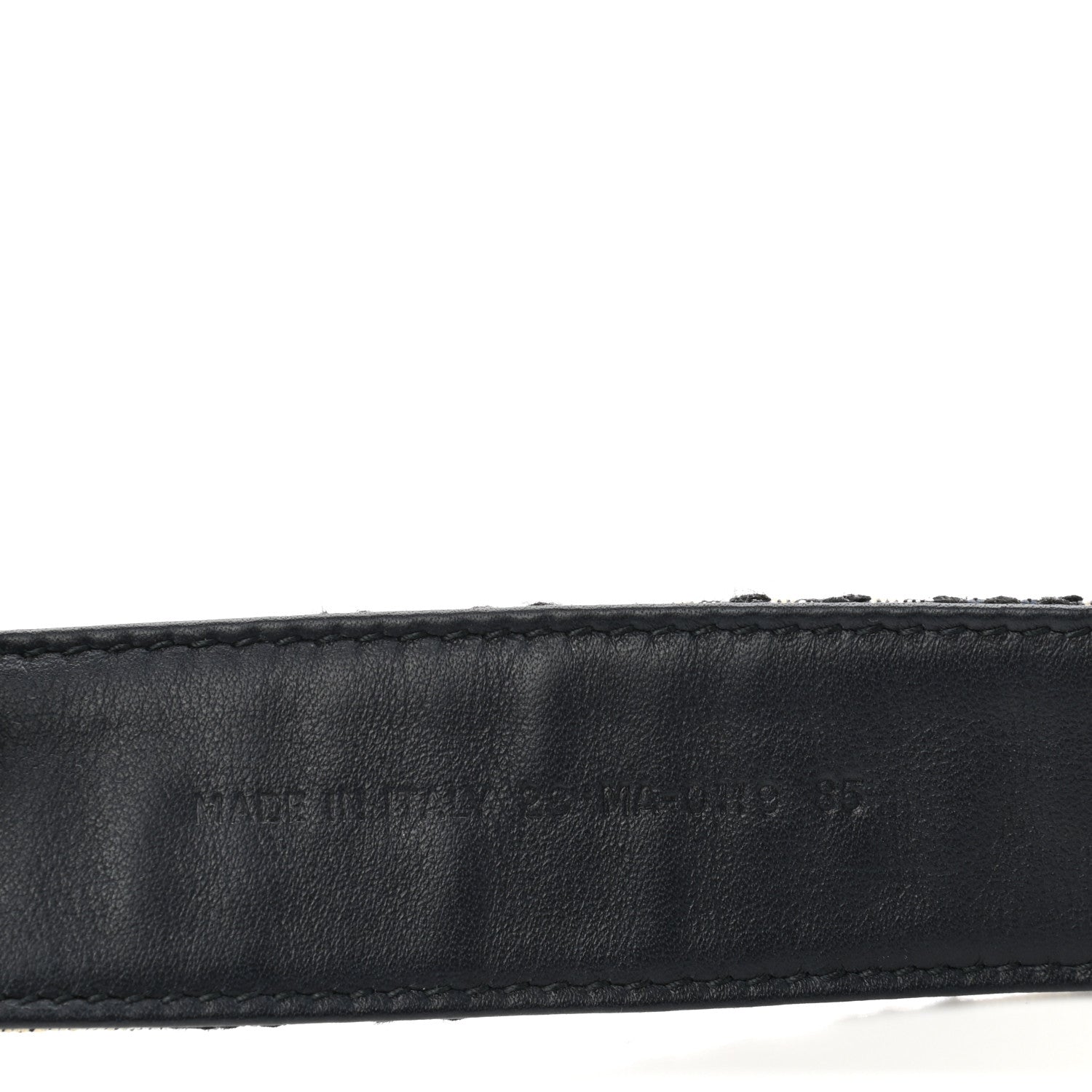 Christian Dior Oblique Diorquake Belt 85 Blue Multi 4 of 6