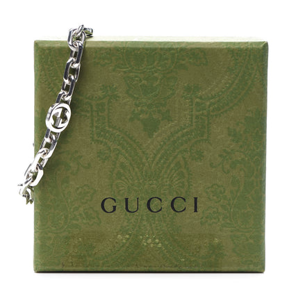 Gucci Sterling Silver Narrow Interlocking G Link Bracelet 5 of 5