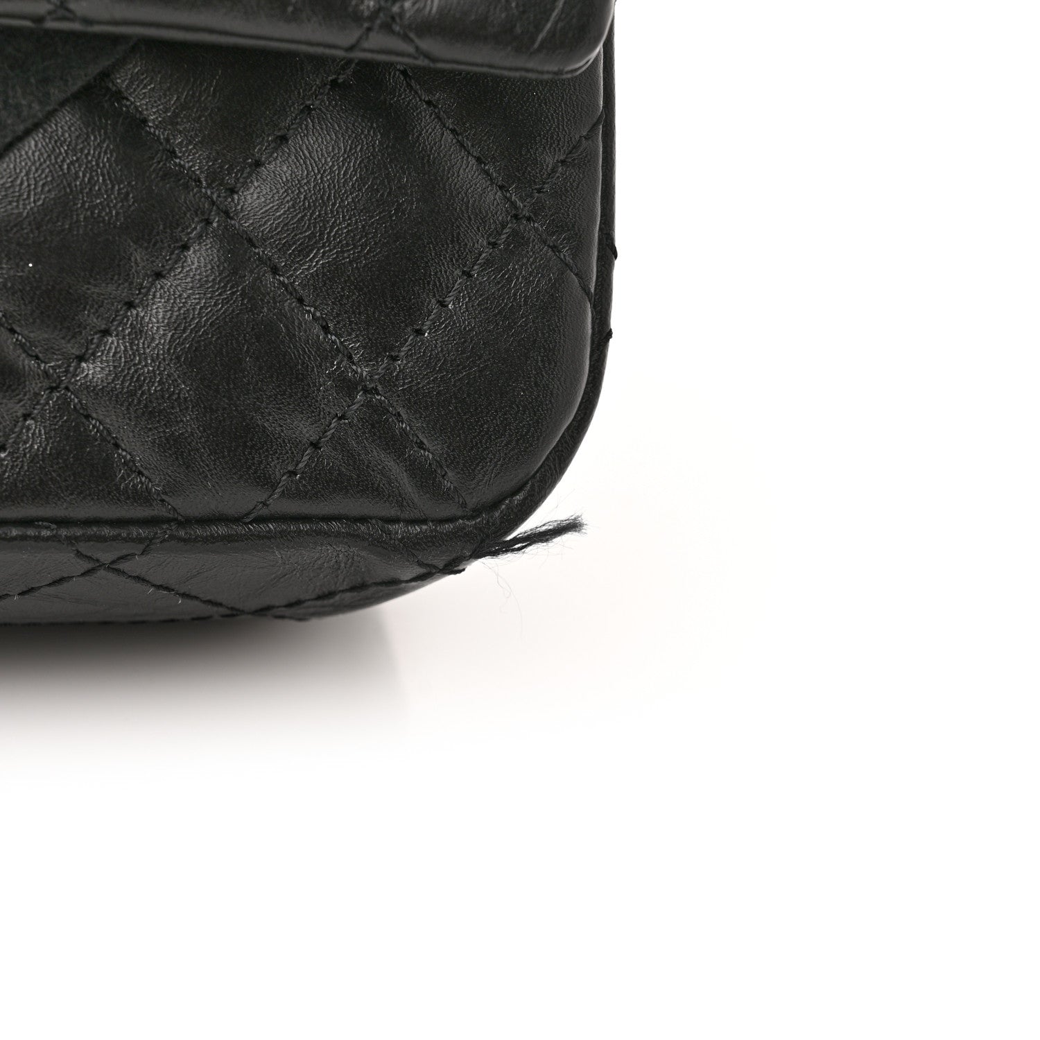 Chanel Aged Calfskin Quilted 2.55 Reissue 225 Flap Black 11 of 13
