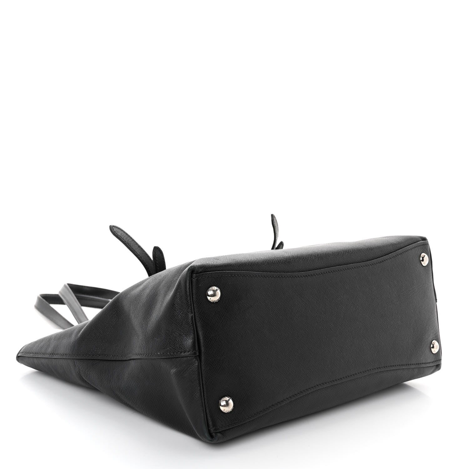 Prada Saffiano Soft Tote Black 4 of 13