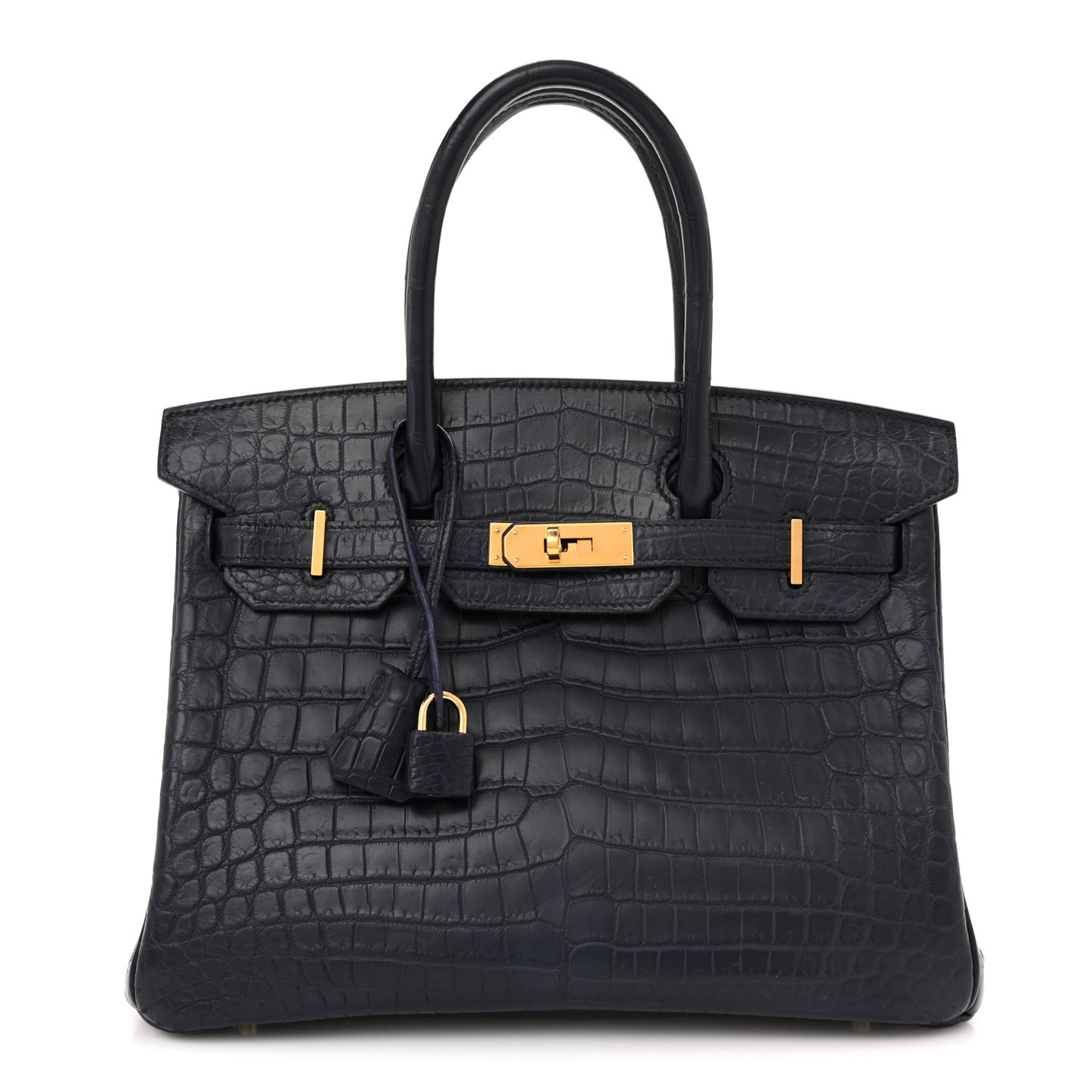 Matte Niloticus Crocodile Birkin 30 Bleu Indigo