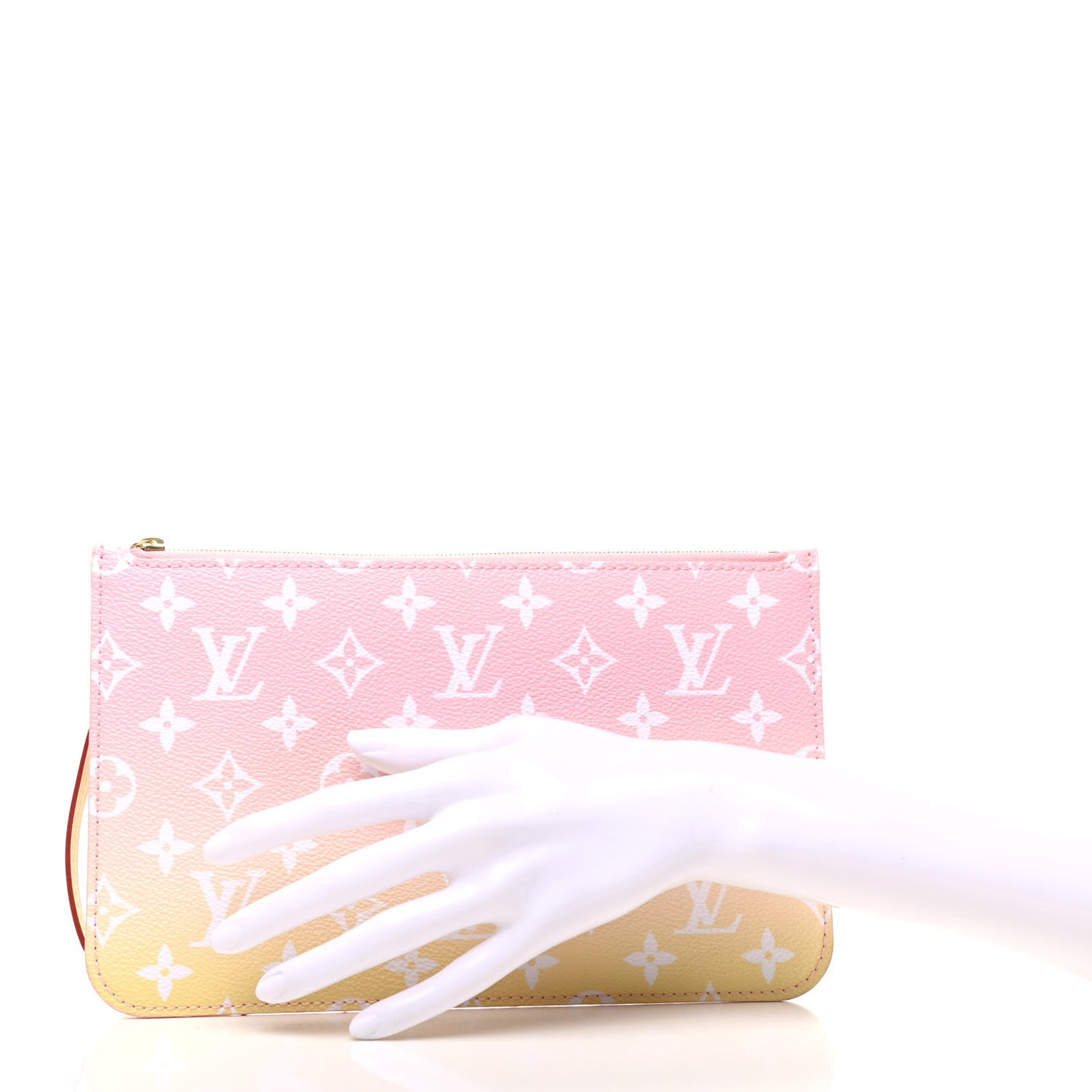 Monogram By The Pool Neverfull MM Pochette Light Pink
