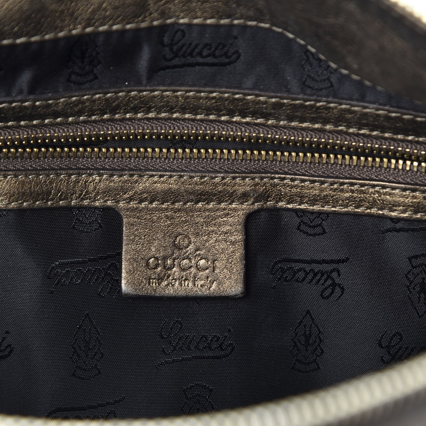 Metallic Medium Hysteria Tote Bronze