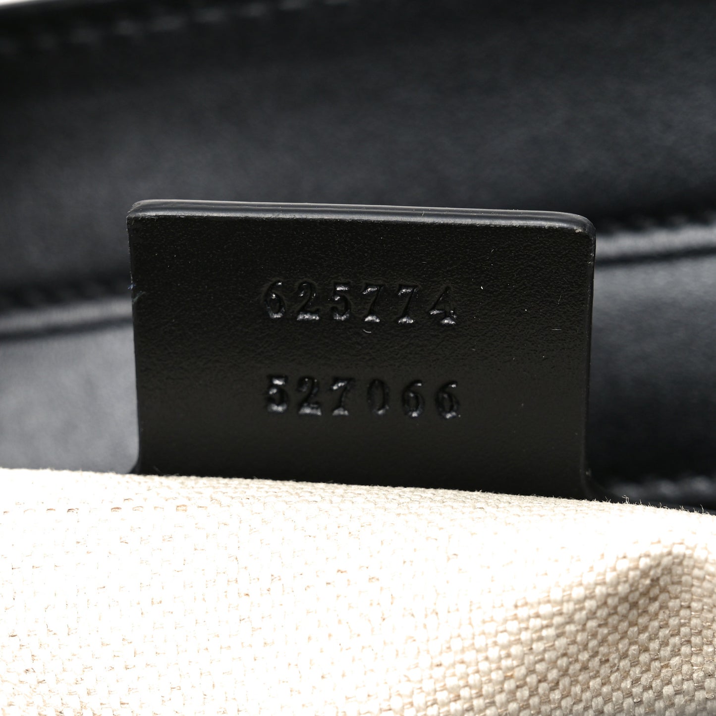 Calfskin GG Tennis Embossed Tote Bag Black