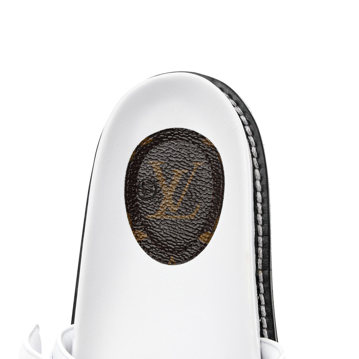 Calfskin Sunset Flat Mule Sandals 37 White