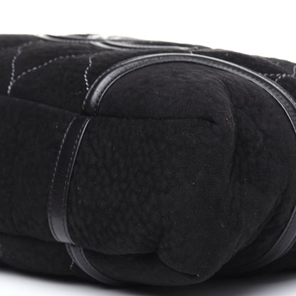 Chanel Microsuede Quilted Rodeo Drive Hobo Black 11 of 11