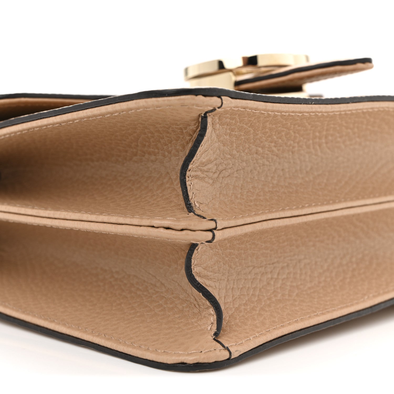 Gucci Dollar Calfskin Small Interlocking G Shoulder Bag Camelia 9 of 11