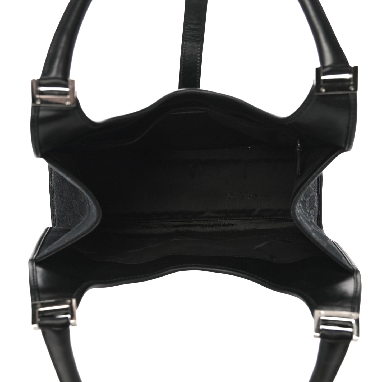 Monogram Bardot Shoulder Bag Black