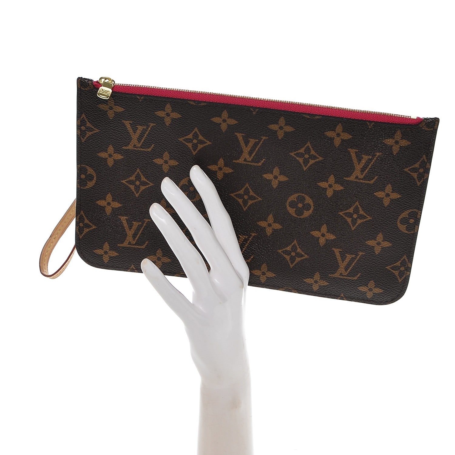 Louis Vuitton Monogram Neverfull MM GM Pochette Pivoine 2 of 7