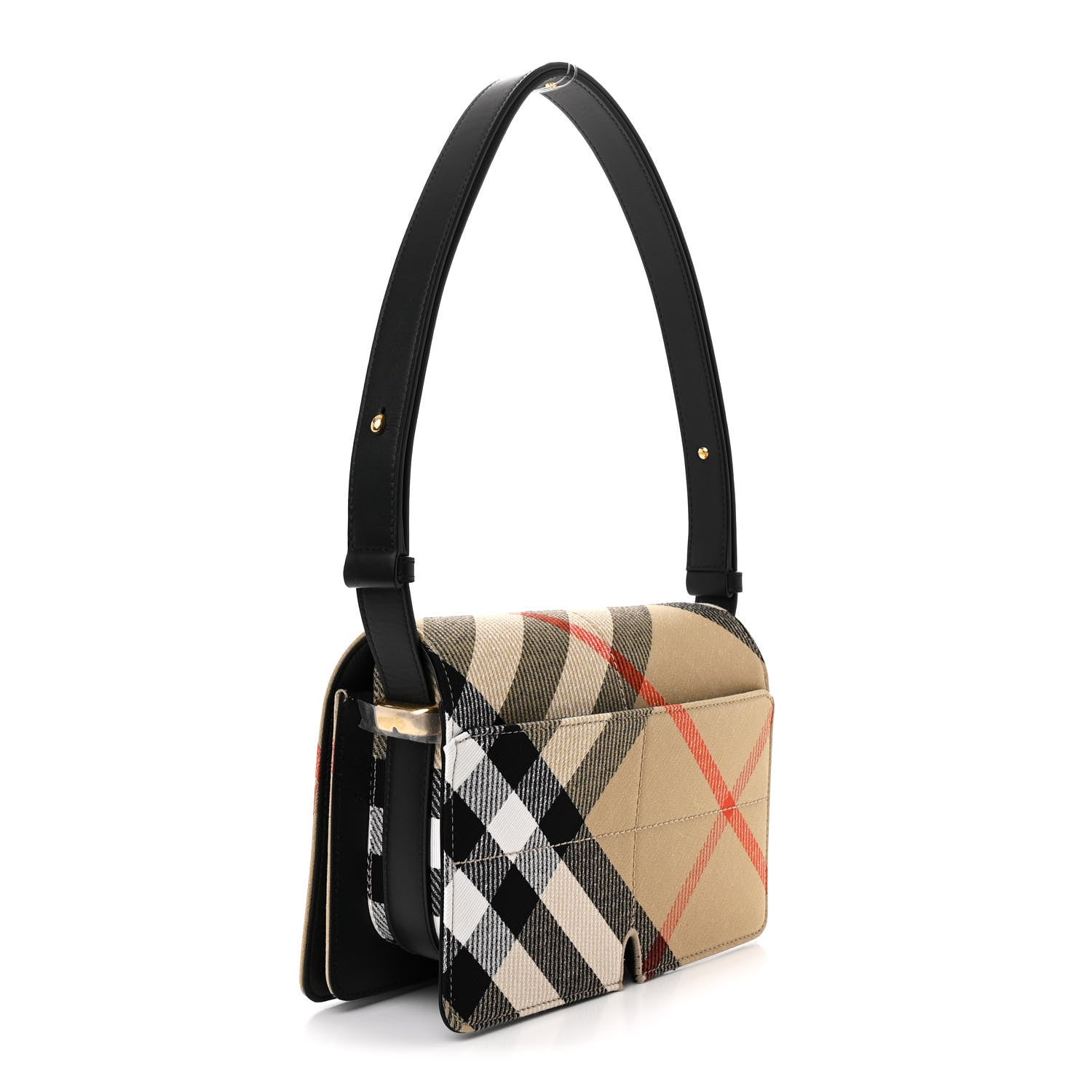 Burberry Jacquard Check Snip Bag Sand 3 of 12