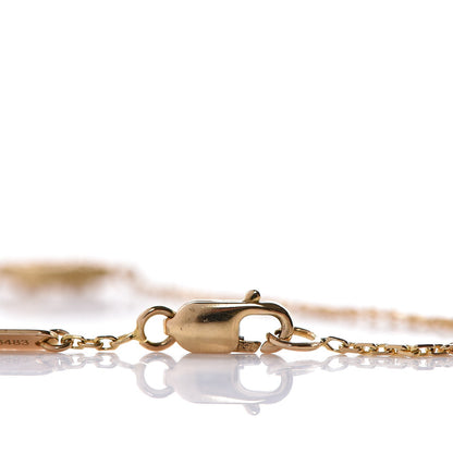 Van Cleef & Arpels 18K Yellow Gold Mother of Pearl Sweet Alhambra Bracelet 3 of 6
