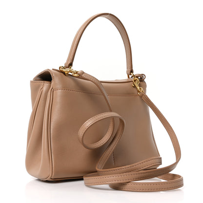 Balenciaga Natural Smooth Calfskin Mini Rodeo Top Handle Handbag Latte 3 of 10