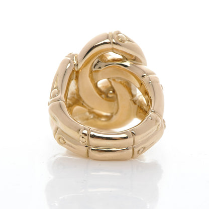 John Hardy 18K Yellow Gold Bamboo Knot Ring 52 6.25 4 of 5