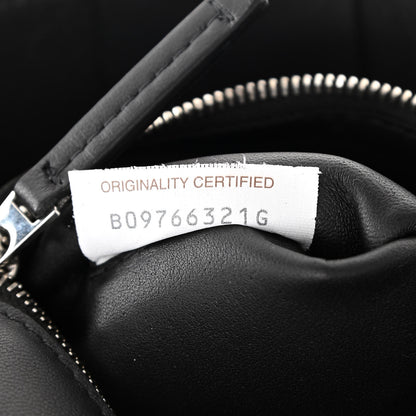 Bottega Veneta Lambskin Maxi Intrecciato Cassette Crossbody Bag Black 7 of 13