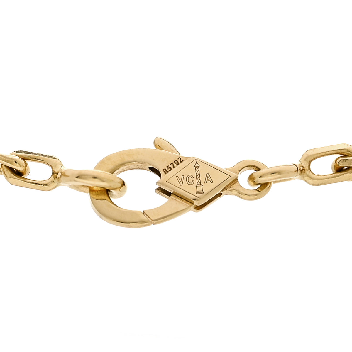 Van Cleef & Arpels 18K Yellow Gold Malachite 5 Motifs Vintage Alhambra Bracelet 3 of 7
