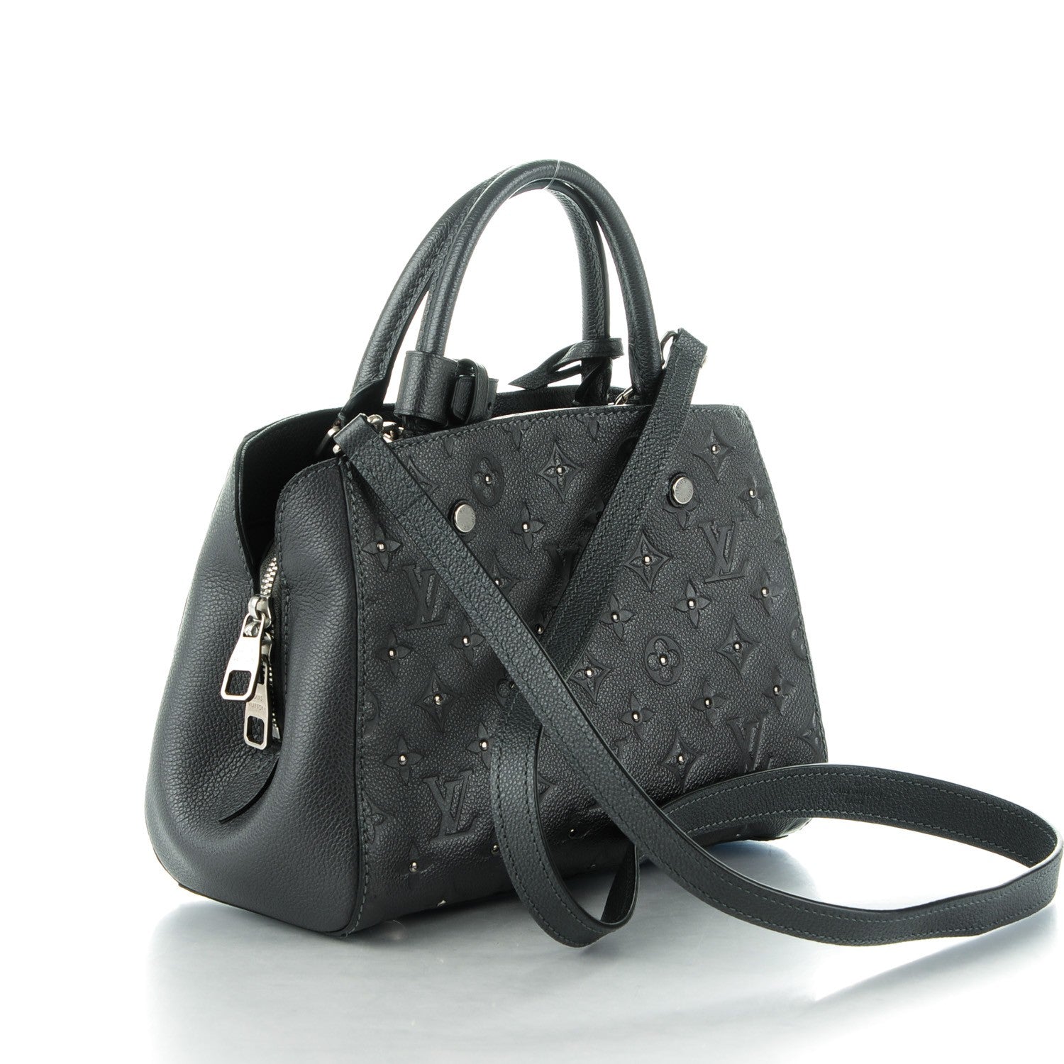 Louis Vuitton Empreinte Studded Montaigne BB Platine 3 of 7