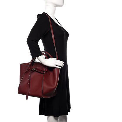 Celine Supple Grained Calfskin Small Big Bag Wine 2 of 9