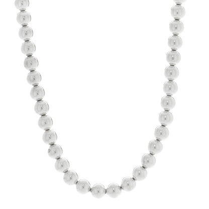 Tiffany Sterling Silver 10mm Hardwear Ball Necklace 1 of 4