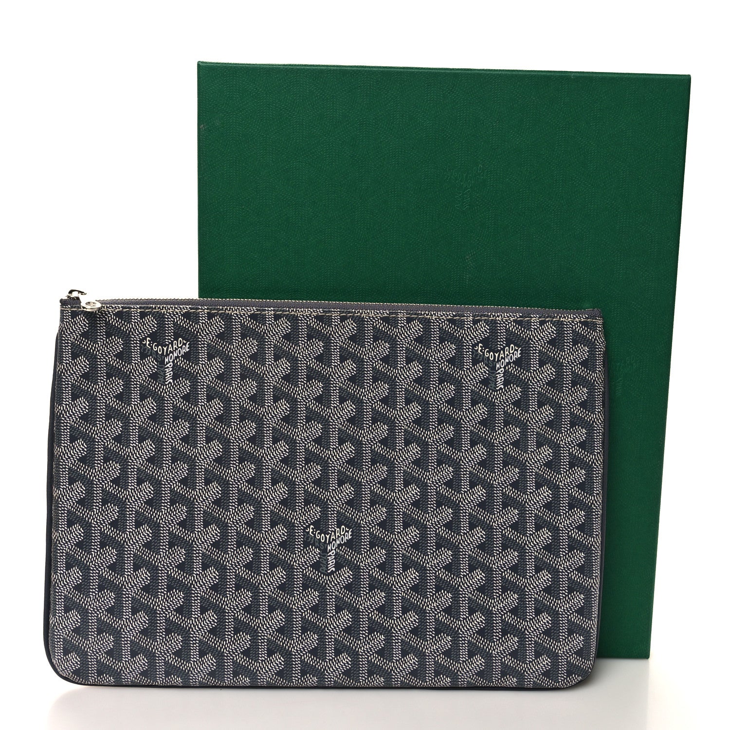 Goyard Goyardine Senat Pochette MM Grey 7 of 7