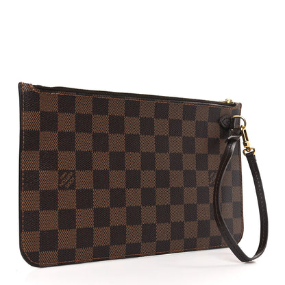 Louis Vuitton Damier Ebene Neverfull MM GM Pochette 3 of 8