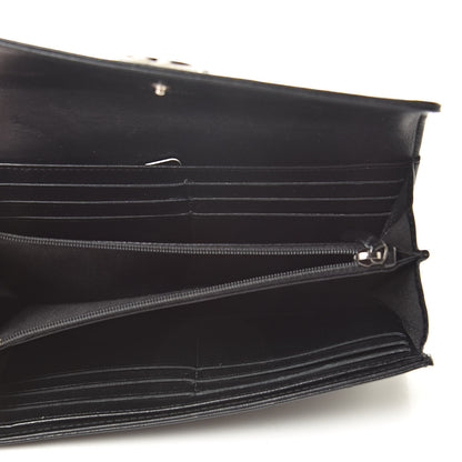 Chanel Lambskin Quilted Boy Flap Wallet Black 5 of 14