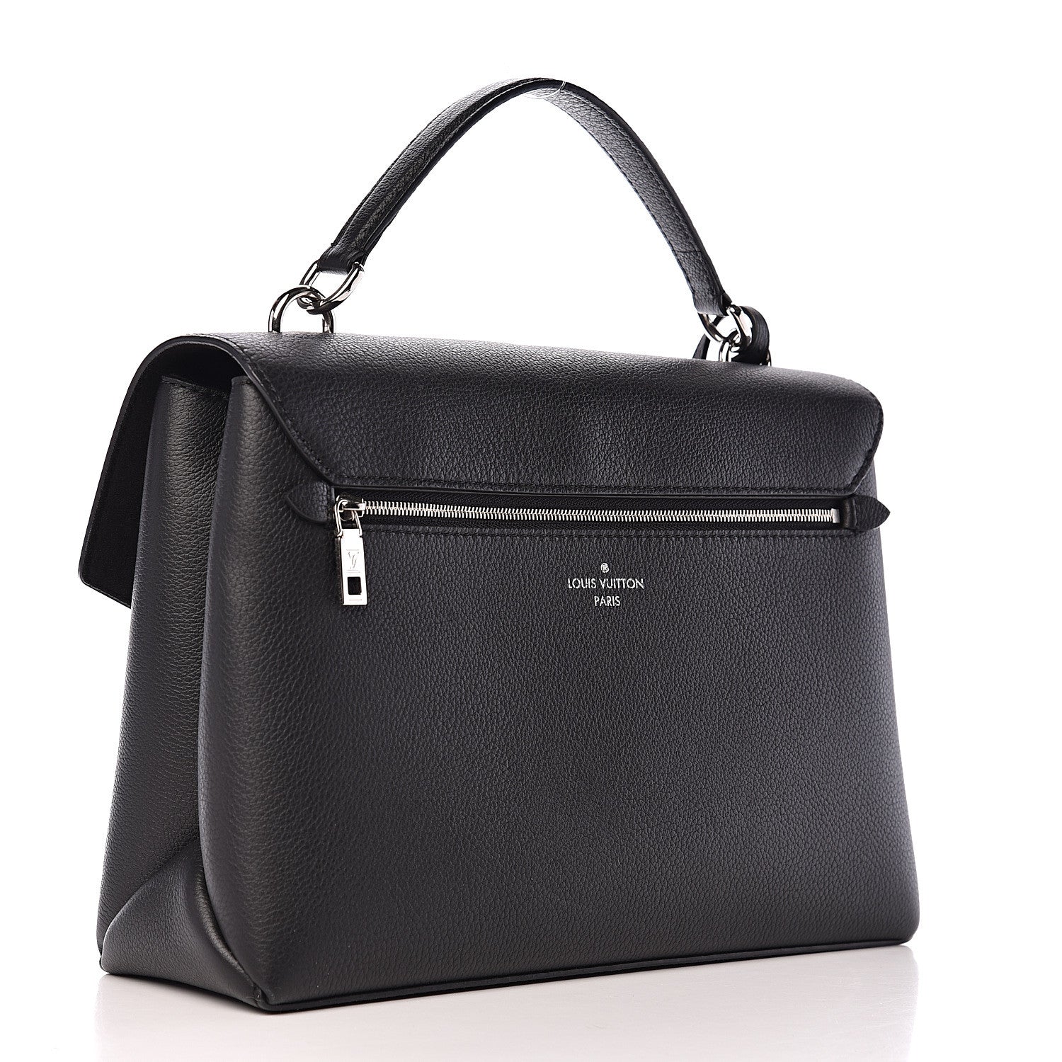 Louis Vuitton Soft Calfskin My Lockme Top Handle Black 2 of 8