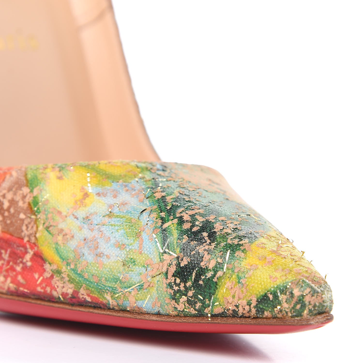 Christian Louboutin Cork Bloom Print So Kate 120 Pumps 37.5 Multicolor 9 of 11