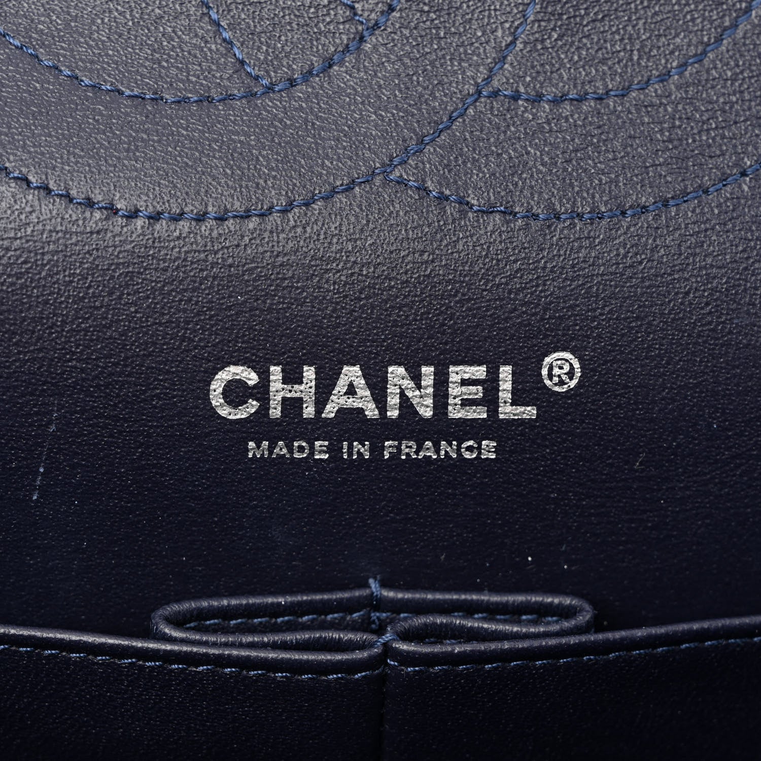 Chanel Crackled Calfskin Jumbo Double Flap Blue 6 of 12