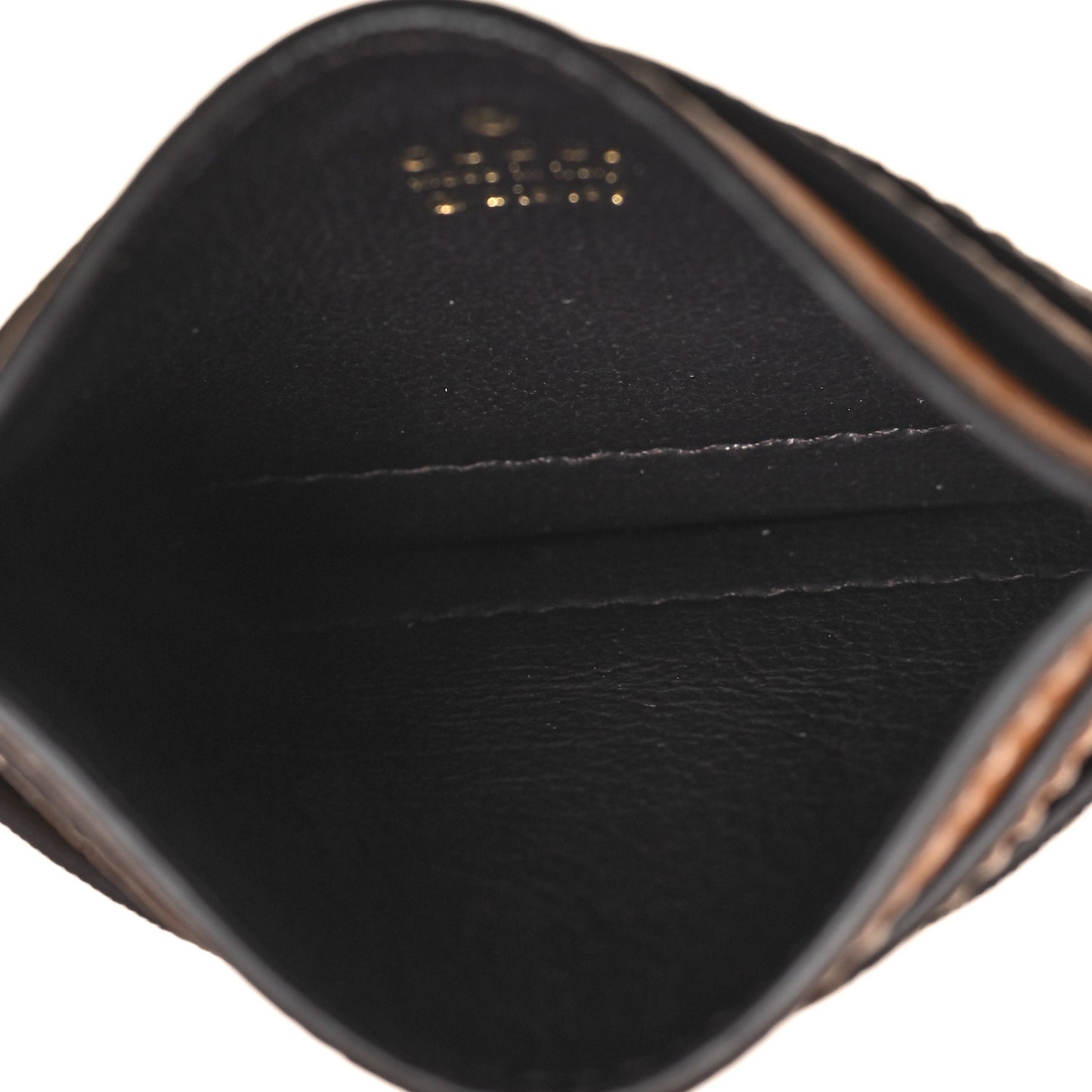 X DISNEY Mini Vintage GG Supreme Monogram Mickey Mouse Card Holder Beige Vintage Sun Oil