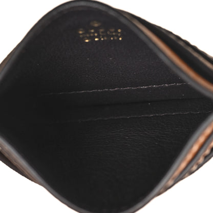 Gucci X DISNEY Mini Vintage GG Supreme Monogram Mickey Mouse Card Holder Beige Vintage Sun Oil 5 of 8