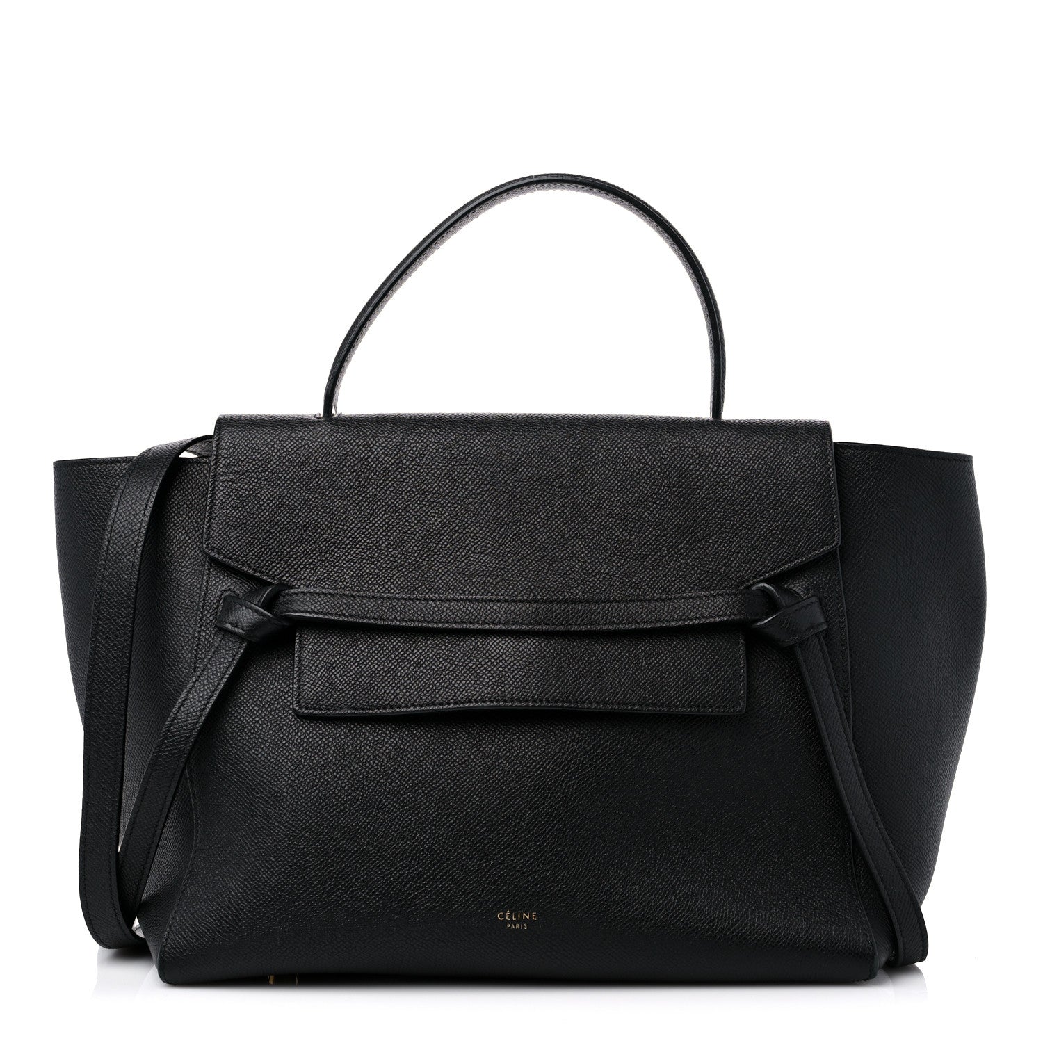 Celine Grained Calfskin Micro Belt Bag Black 1 of 12