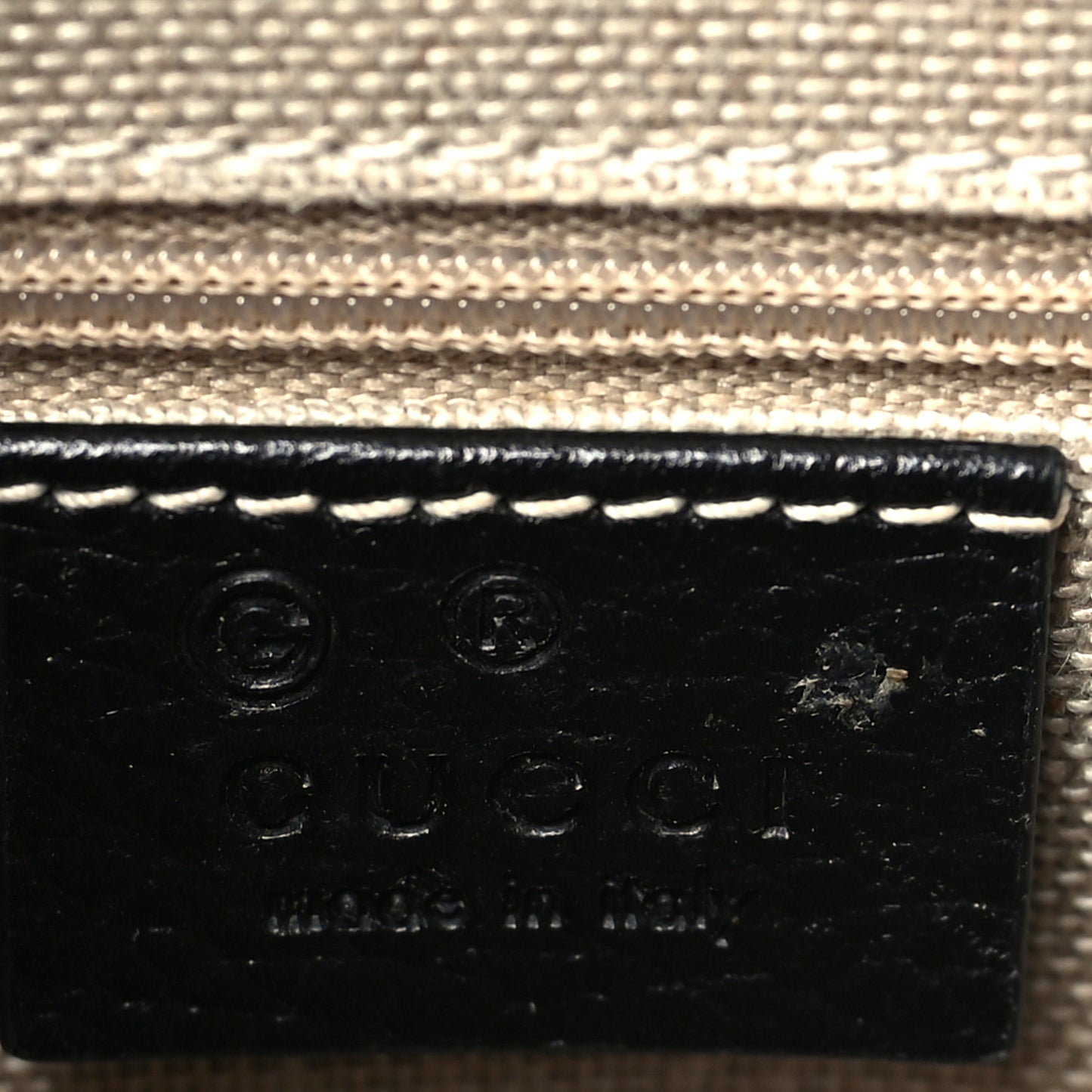 Dollar Calfskin Interlocking G Crossbody Bag Black