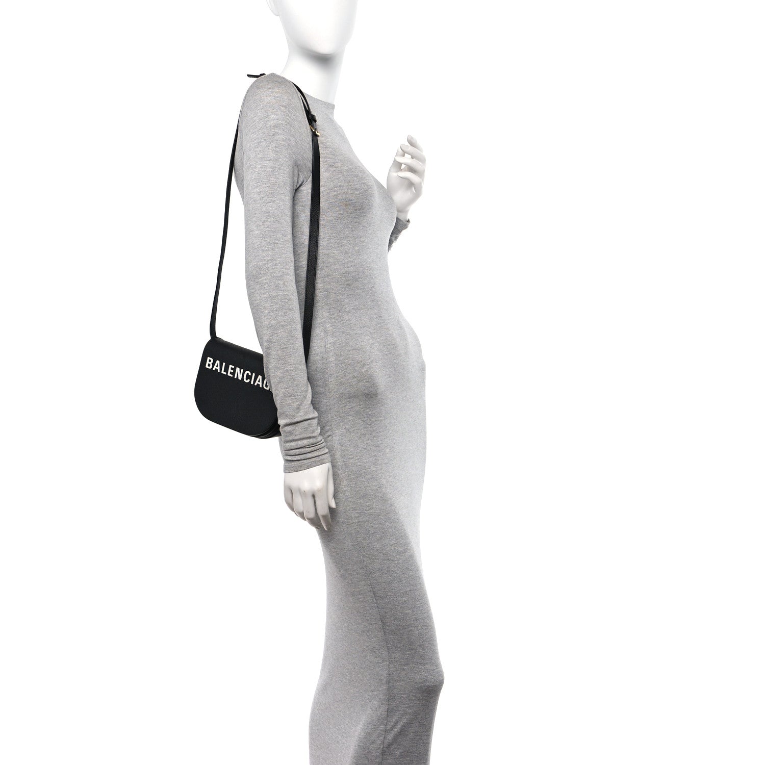 Balenciaga Grained Calfskin Logo Ville Day Bag XS Black 2 of 11