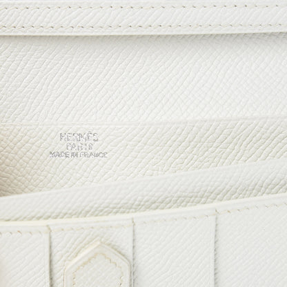 Hermes Epsom Bearn Wallet White 6 of 8