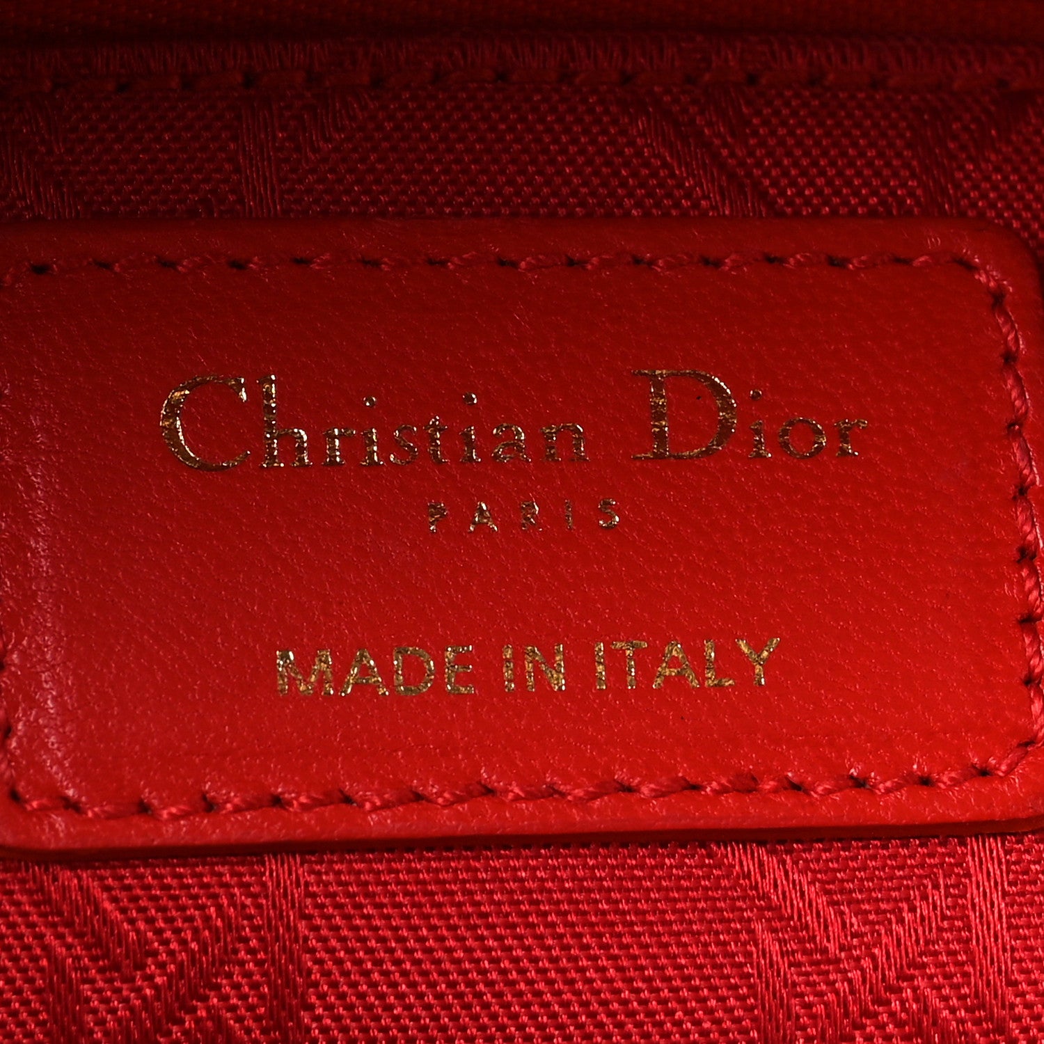 Christian Dior Lambskin Cannage Small My ABCDior Lady Dior Red 6 of 10