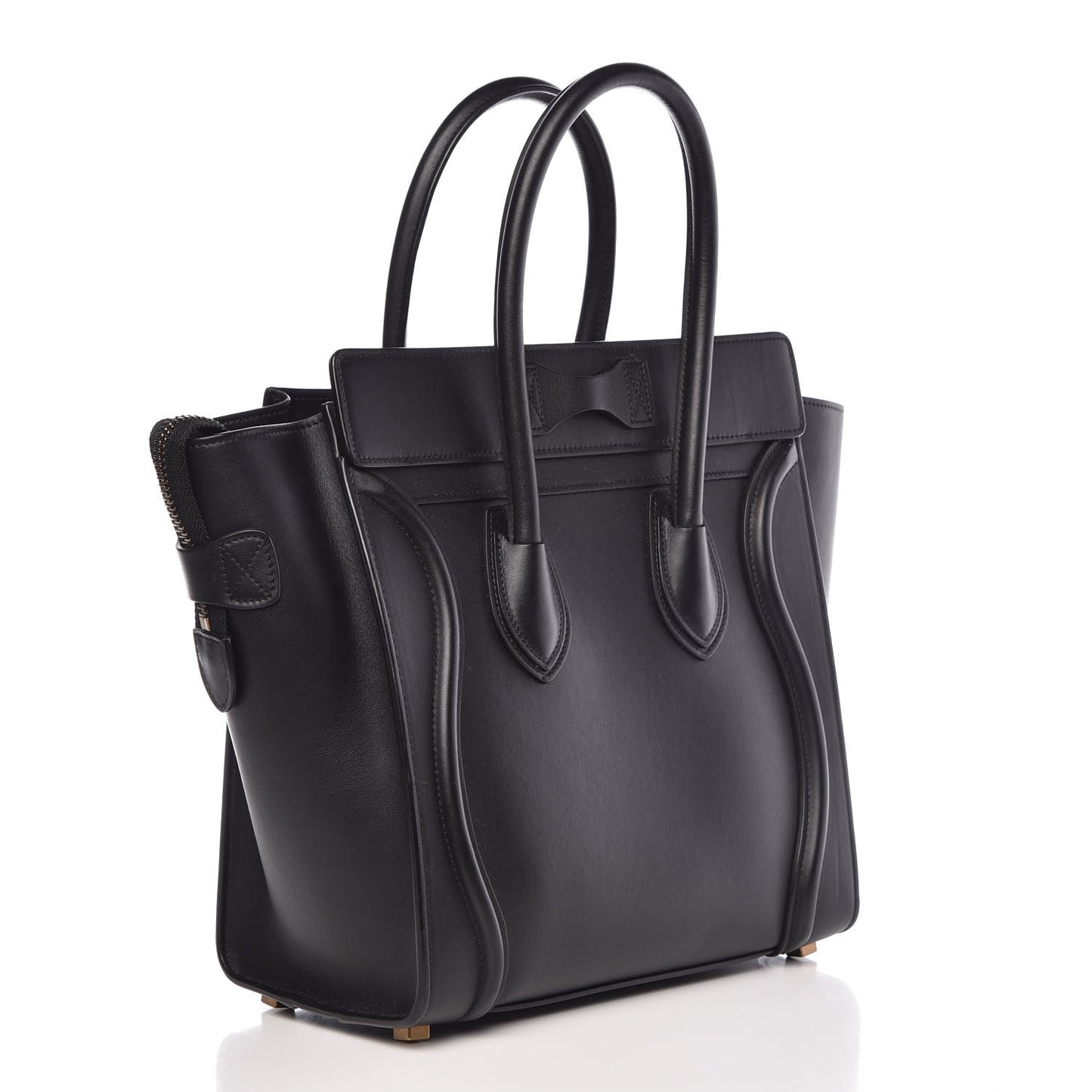 Smooth Calfskin Micro Luggage Black