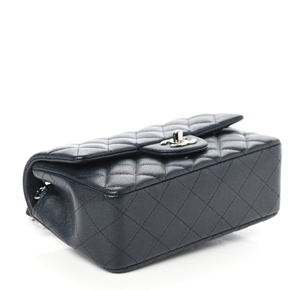 Chanel Caviar Quilted Mini Rectangular Flap Navy 4 of 10