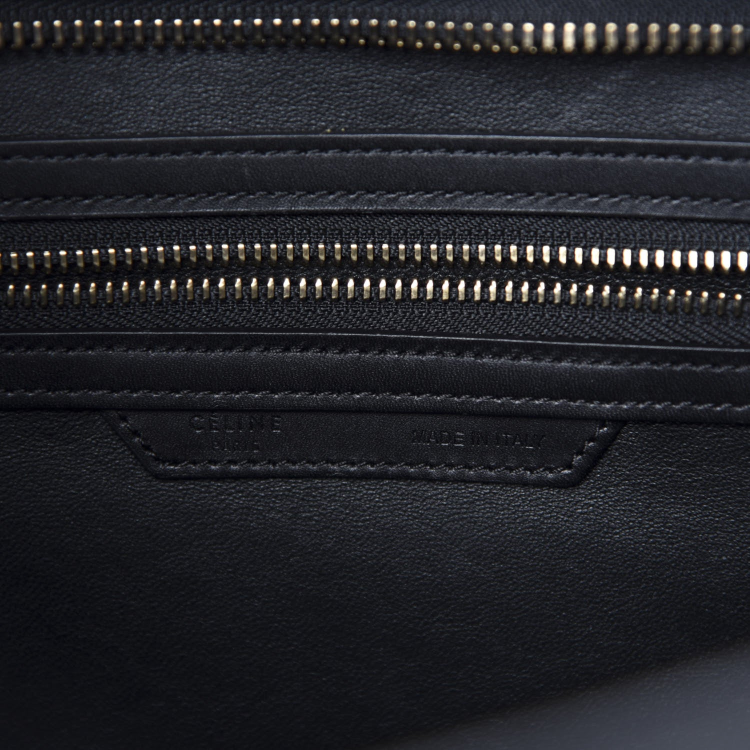 Celine Baby Grained Calfskin Suede Mini Tri-Color Luggage Stone 9 of 11